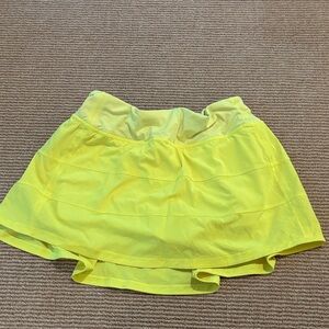 Lululemon Bright Yellow Skirt